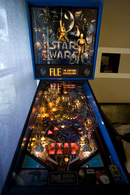 FLECOM's Star Wars Pinball machine by Data East